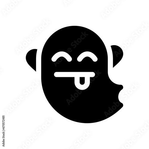 ghost glyph icon