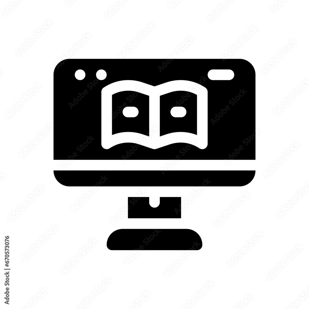 elearning glyph icon elearning glyph icon