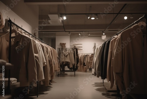 clothes in shop
