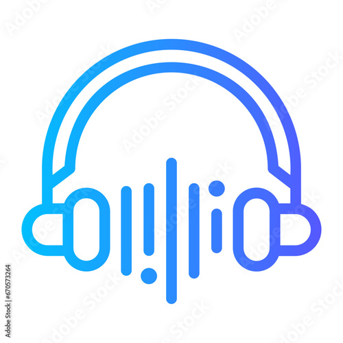 podcast gradient icon