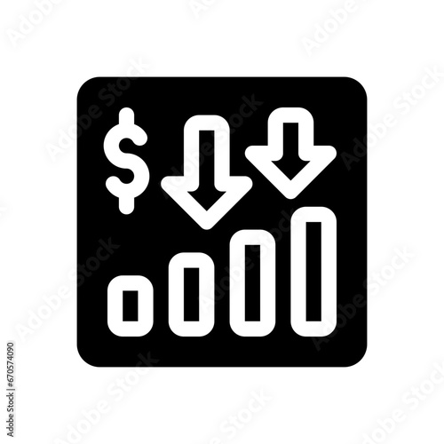 losses glyph icon