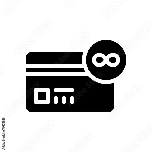 unlimited glyph icon