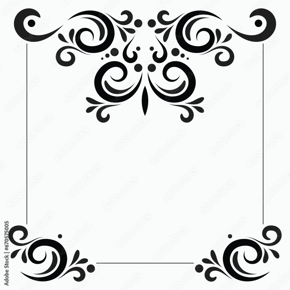 vector abstract floral frame background vector abstract floral frame background