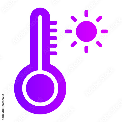 warmth gradient icon