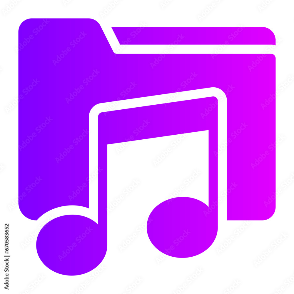 music gradient icon music gradient icon