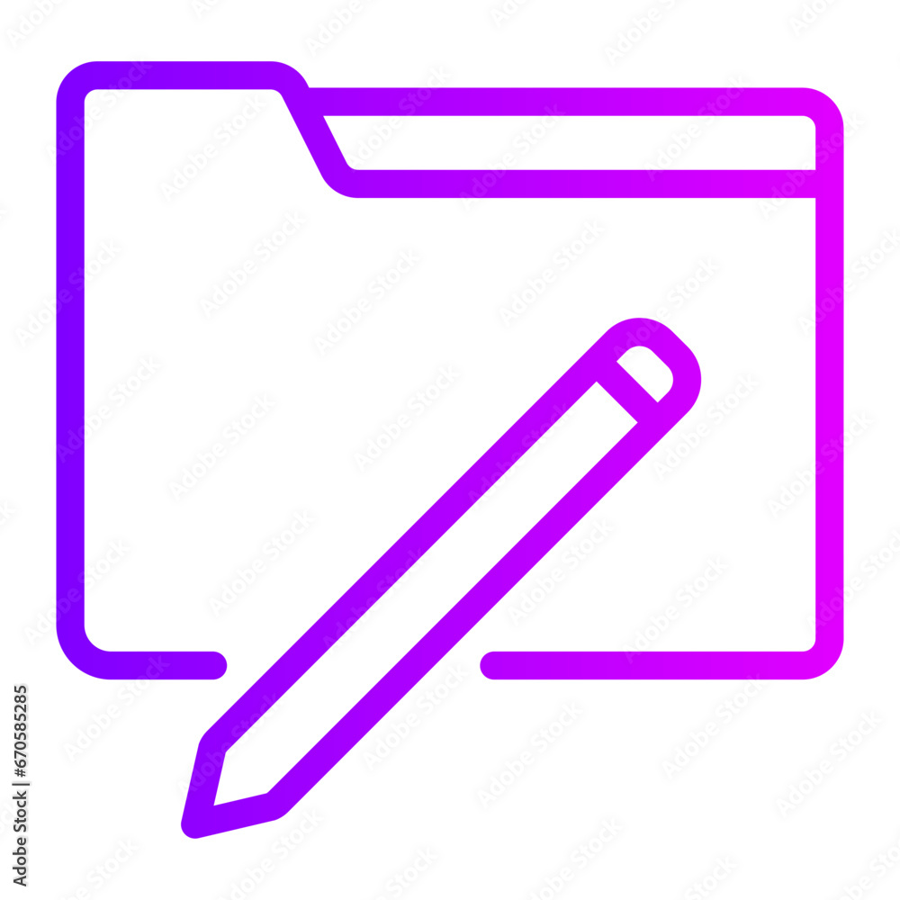 pencil gradient icon pencil gradient icon