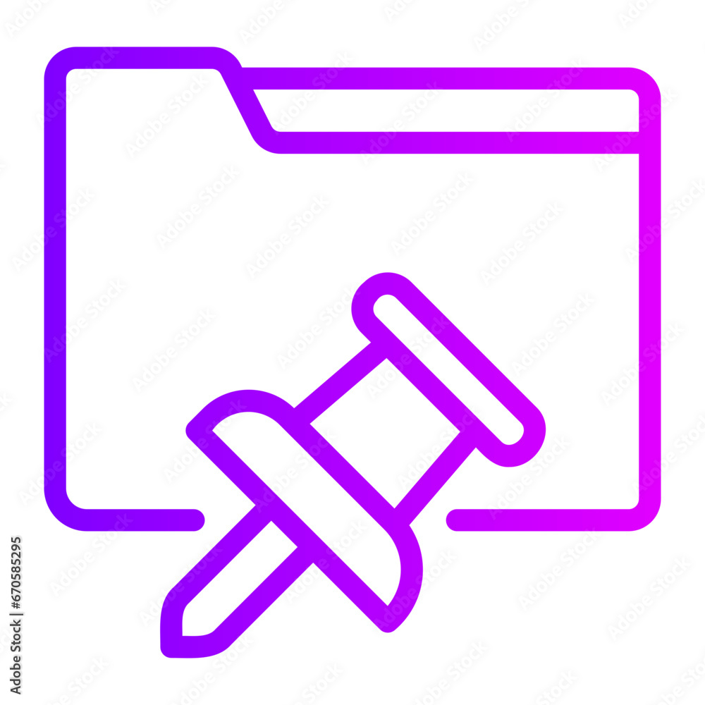 pin gradient icon pin gradient icon