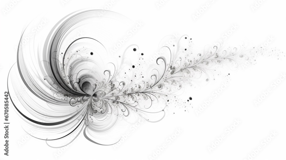 abstract floral pattern, generative AI abstract floral pattern, generative AI