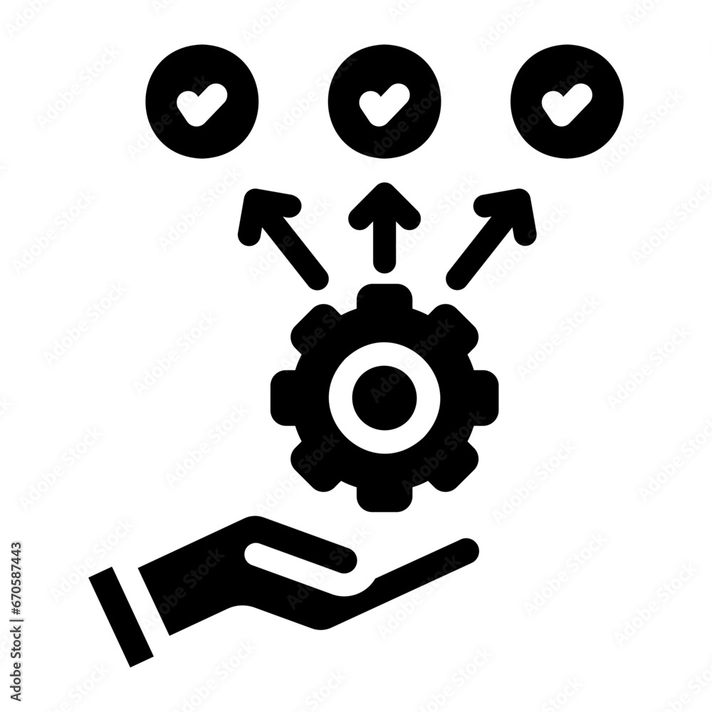 experience glyph icon experience glyph icon