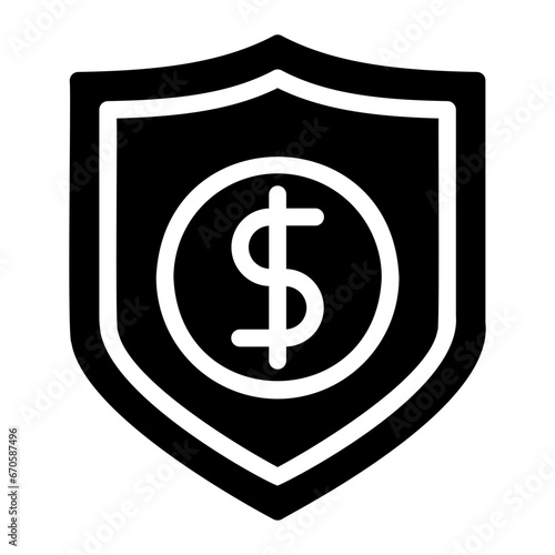 Free Download protection glyph icon - GFXLoad