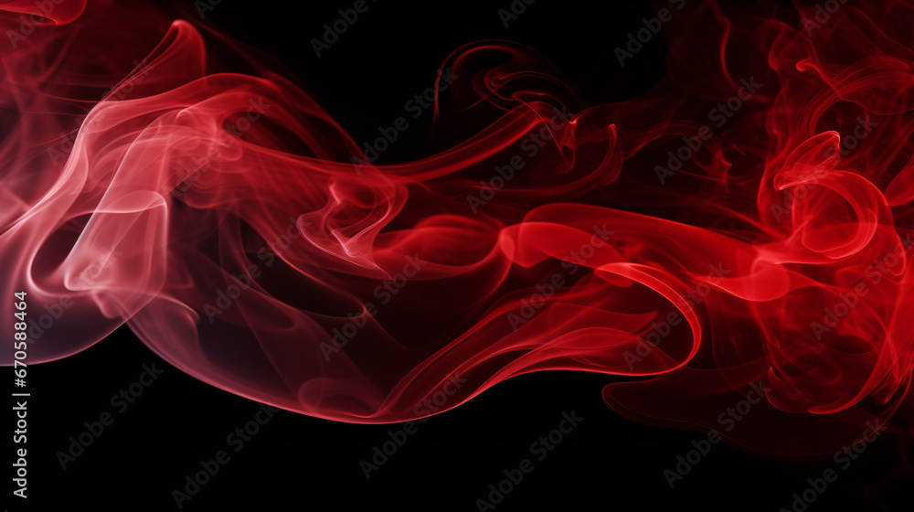 Abstract background with red smoke. Generative AI. Abstract background with red smoke. Generative AI.