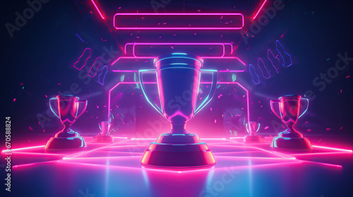 video gaming tournament design backdrop 