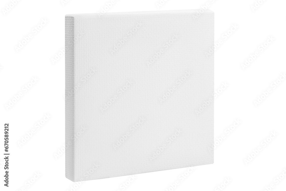 Miniature canvas painting on empty background Miniature canvas painting on empty background