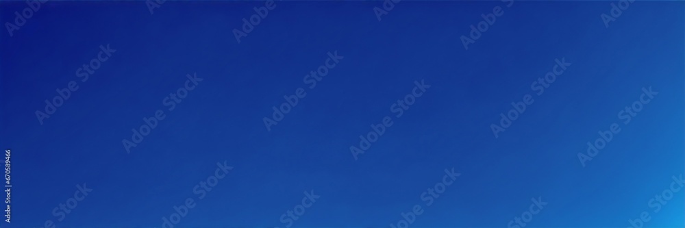 Blue Gradient Background Banner. Abstract Dark Blue Color Backdrop. Smooth Blue Banner.