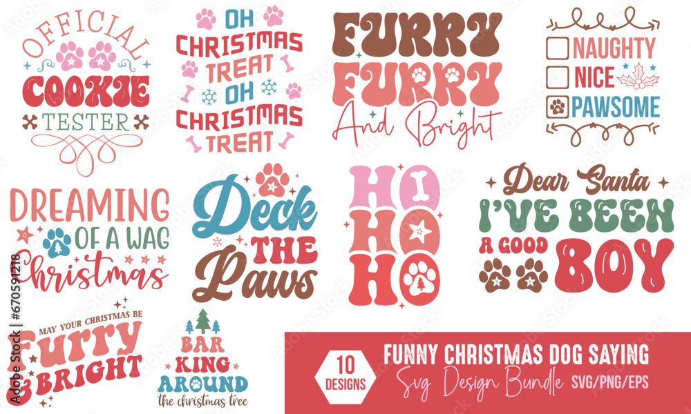 Funny Christmas Dog Saying SVG Bundle
Funny Christmas Dog Saying SVG Bundle