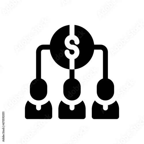 shareholder glyph icon