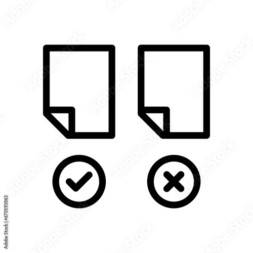validation line icon