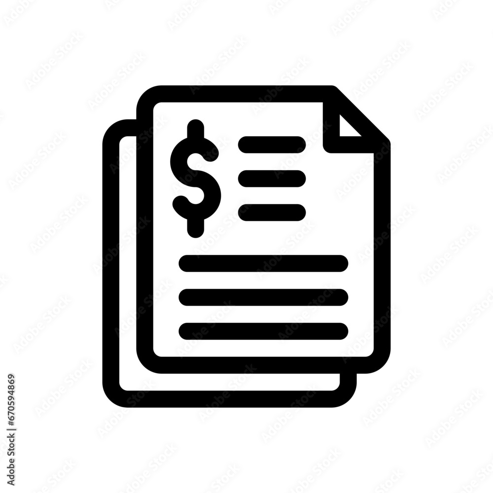 document line icon document line icon
