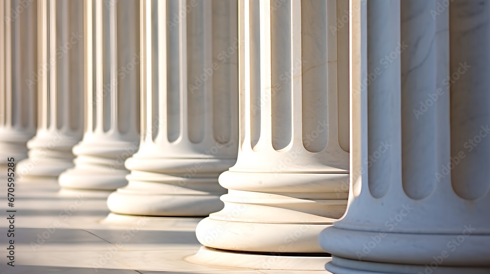 Classical Greek Architecture: Old Stone Columns in a Row, Ancient History and Elegance Classical Greek Architecture: Old Stone Columns in a Row, Ancient History and Elegance