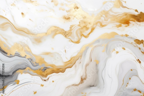 A white and gold marble texture with gold