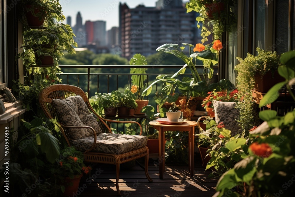 Urban Balcony Garden