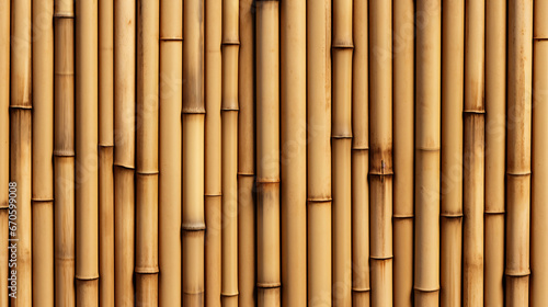 Authentic Bamboo Wall Texture - Design for Natural Interior Enhancements and Zen-inspired Décor. © Akash