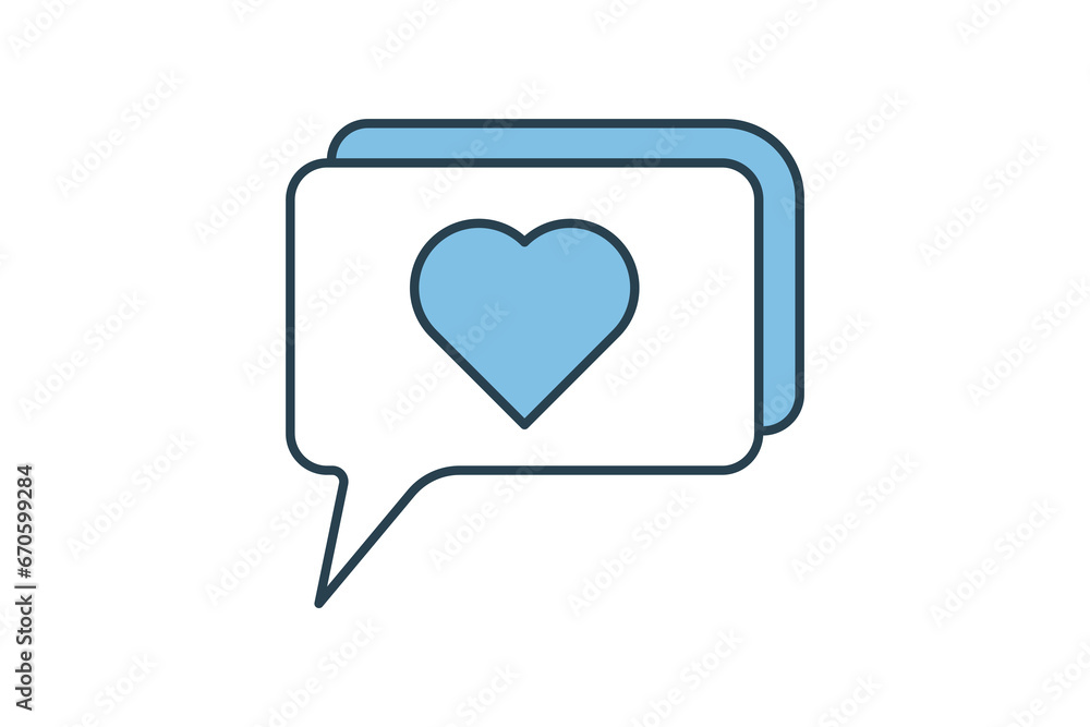Like heart icon. Icon related to Feedback and Review. suitable for web site, app, user interfaces, printable etc. Flat line icon style. Simple vector design editable Like heart icon. Icon related to Feedback and Review. suitable for web site, app, user interfaces, printable etc. Flat line icon style. Simple vector design editable