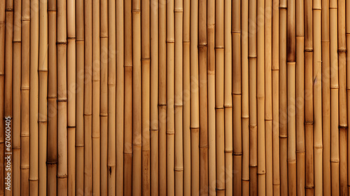 Authentic Bamboo Wall Texture - Design for Natural Interior Enhancements and Zen-inspired Décor.