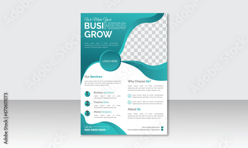 Poster flyer design layout, vector illustration template in A4 size, vector template design. flyer design. 