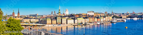 City of Stockholm panoramic view photo