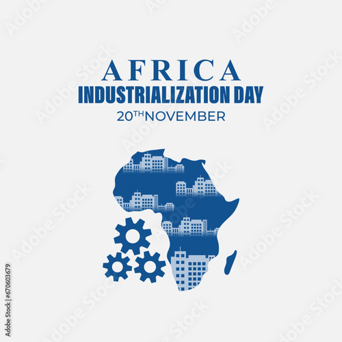 Vector illustration for Africa Industrialization Day