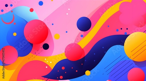 abstract colorfully textured shapes background