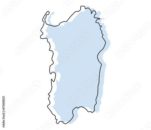 sardinia map, sardinia vector, sardinia outline, sardinia stylized, italy, italian, italy map