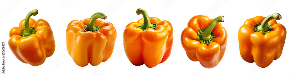 Colorful bell peppers, created by generative AI technology Colorful bell peppers, created by generative AI technology
