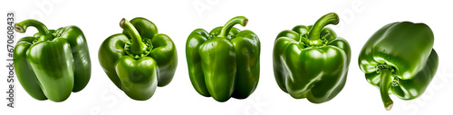 Fotografia Colorful bell peppers, created by generative AI technology