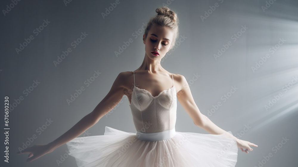 Fototapeta premium Ballerina portrait.