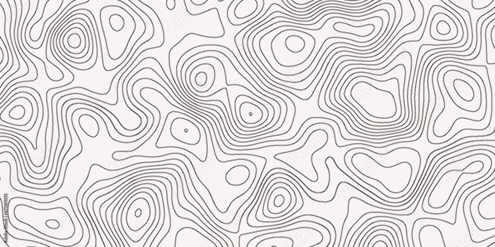 Topographic Map in Contour Line Light topographic topo contour map and Ocean topographic line map with curvy wave isolines vector Natural printing illustrations of maps Abstract Geometric background.