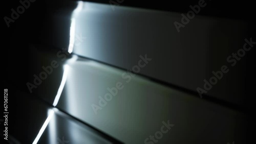 Wallpaper Mural A bright glowing light flashed on the black background glass panels. Abstract overlay filter Torontodigital.ca