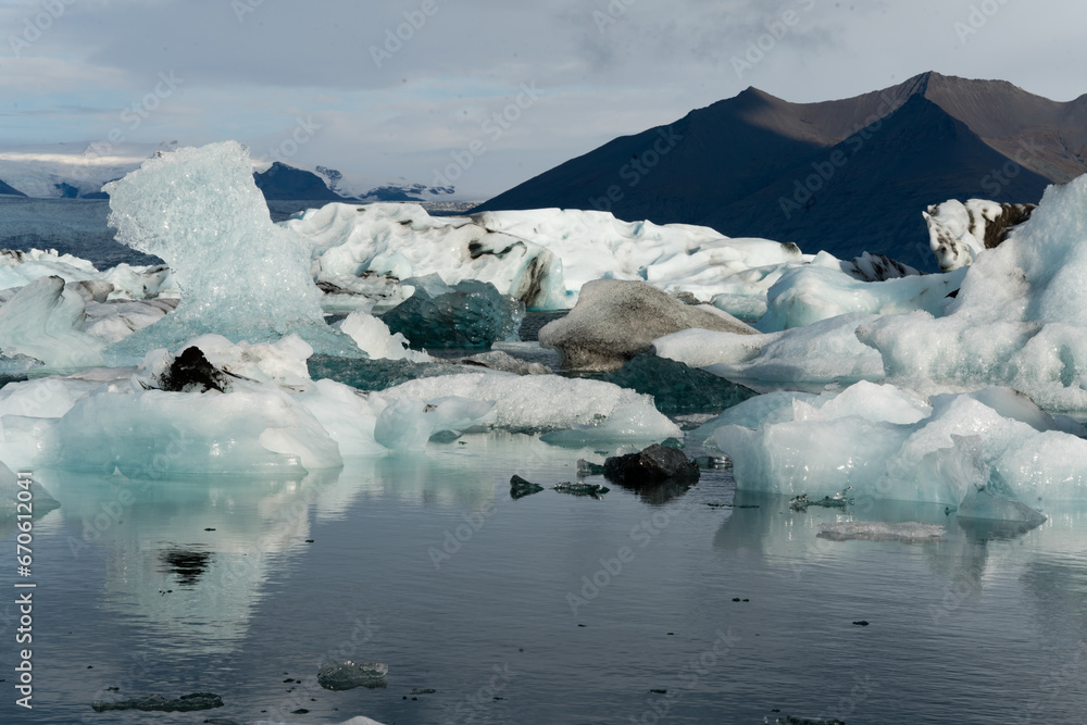 Jökulsárlón glacier lake in Iceland Jökulsárlón glacier lake in Iceland