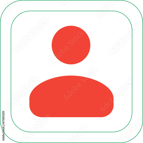 Free Download Contact rectangular Outline Icon - GFXLoad