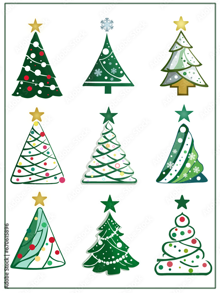 트리, 크리스마스트리, 크리스마스아이콘, 크리스마스장식, 크리스마스 이미지, 겨울, 데코레이션, 스티커