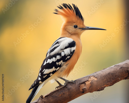 a hoopoe on a branch