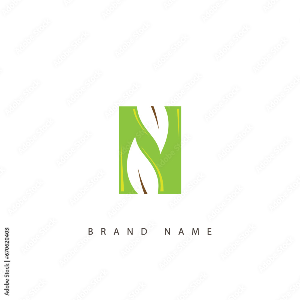 N alphabet letter logo icon in black and white. N alphabet letter logo icon in black and white.