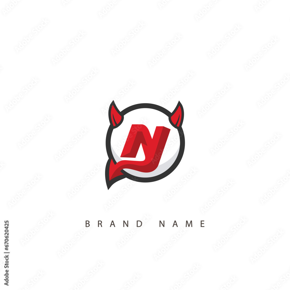 N alphabet letter logo icon in black and white. N alphabet letter logo icon in black and white.