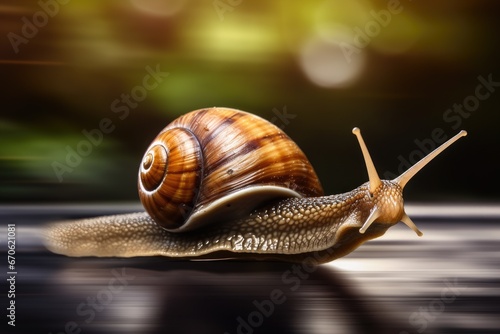 Super fast snail