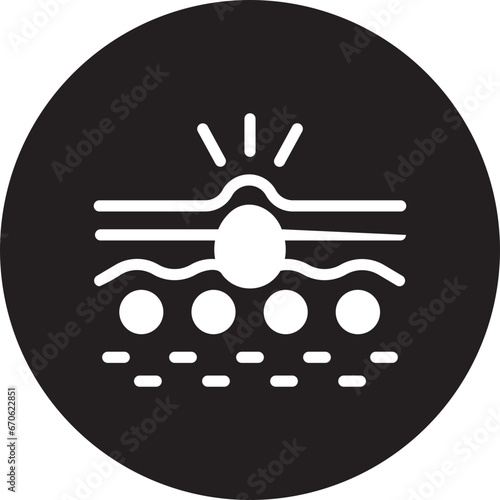 acne glyph icon