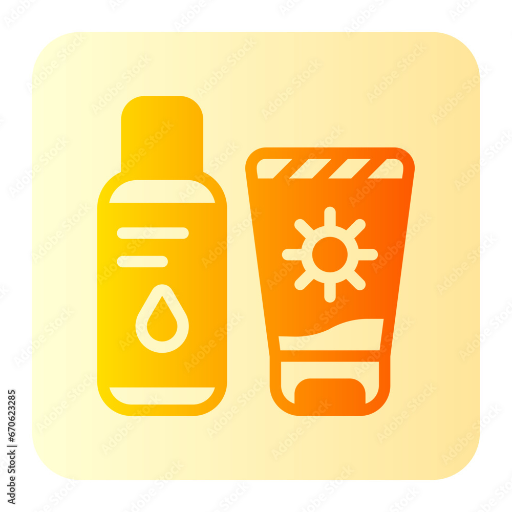 skincare gradient icon