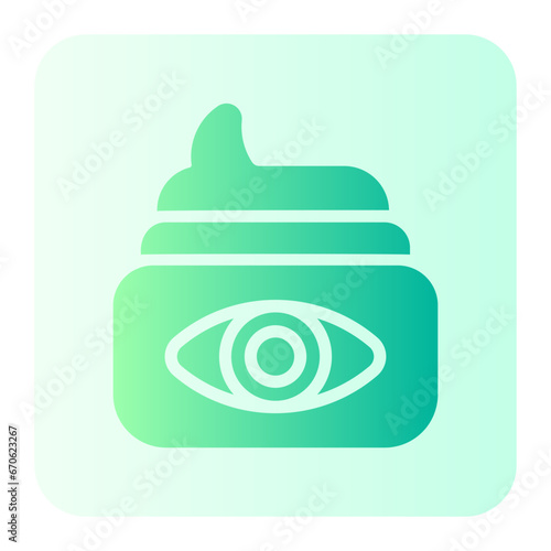 eye cream gradient icon