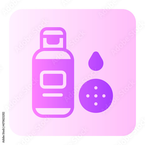 makeup remover gradient icon