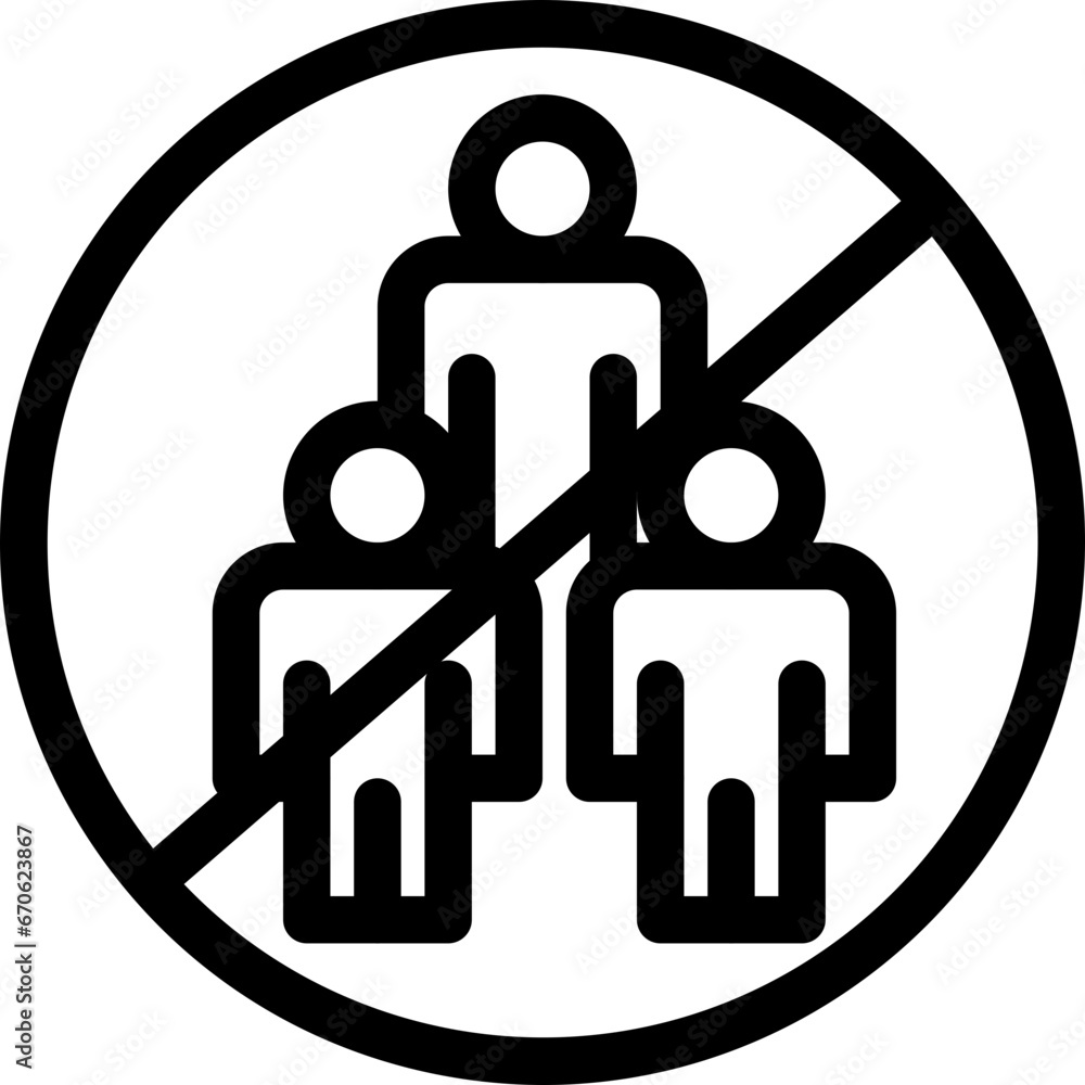 avoid crowds vector design . Svg avoid crowds vector design . Svg